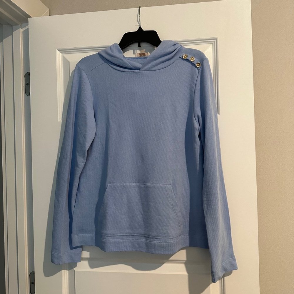 LOFT Outlet Light Blue Lightweight Women's Hoodie